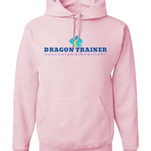 dragon trainer hoodie pink