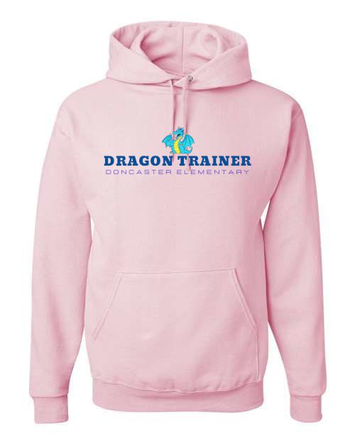 dragon trainer hoodie pink