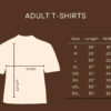 adult t-shirt size chart